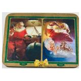 Coca-Cola Nostalgia Playing Cards Tin Lot: 4 Vintage Tins