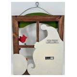 Holiday Decor Lot: Santa Mug & Sign, Ho Ho Ho Sign & Gnome