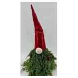 Holiday Decor Lot: Santa Mug & Sign, Ho Ho Ho Sign & Gnome