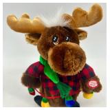 Holiday Plush Lot Christmas Tree, Moose & Santa