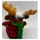 Holiday Plush Lot Christmas Tree, Moose & Santa