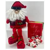 Santa Decor Lot & Kitchen Towels