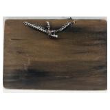 Vintage Country Christmas Santa Sleigh & Sign with Mini Figures