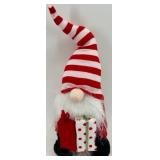 Assorted Gnome Figurines with Knitted Hats & Faux Fur Beards