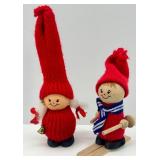 Vintage Santa Claus & Friends Figurine Lot Christmas Decor