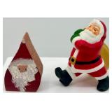 Vintage Santa Claus & Friends Figurine Lot Christmas Decor