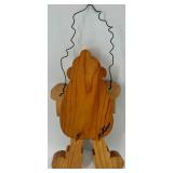 Santa Claus Christmas Ornaments & Wooden Sign Decor Lot