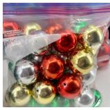 Holiday Decor Lot: Carson Santa wall decor & Glitter Ornaments & Mini Christmas Trees