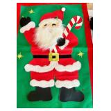 Christmas Felt Decor Lot Santa, Snowman, Elves & Tree Cutouts