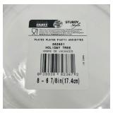 Holiday Tree Plates & Christmas Tin Set and Party Creations