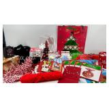 Holiday Gift Wrap Supplies & Gift Bags Lot