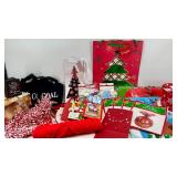 Holiday Gift Wrap Supplies & Gift Bags Lot