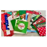 Holiday Gift Wrap Supplies & Gift Bags Lot