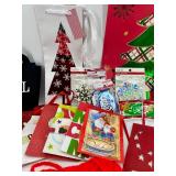 Holiday Gift Wrap Supplies & Gift Bags Lot