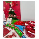 Holiday Gift Wrap Supplies & Gift Bags Lot