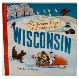 Vintage Holiday Plush Toys & Wisconsin Books, Snowflake Candle & Hawkins Laundry Tote