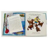 Vintage Holiday Plush Toys & Wisconsin Books, Snowflake Candle & Hawkins Laundry Tote