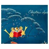 Christmas Ornaments Lot: Ravensburger Puzzle, Metal Reindeer & Snowmen