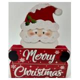 Holiday Decor Lot: Be Here Signs, Merry & Bright, Farm Fresh Trees & More