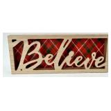 Holiday Decor Lot: Be Here Signs, Merry & Bright, Farm Fresh Trees & More