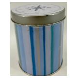 Tin Snowflake Canister & Two Farmhouse Framed Prints & Mini Village candle wall art