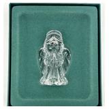 Marquis Waterford Crystal Angel, Blue Bird of Happiness & 2 Ceramic Angels