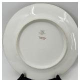 Bernardaud Limoges Prince Noir Dinner Plates & Octagonal Side Plates