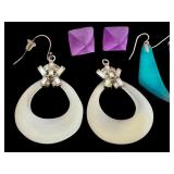 UP - Alexis Bittar Earring Lot Including Statement, Stud, and Dangle Styles