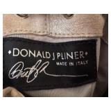 UL - Donald J Pliner Taupe Suede Drawstring Shoulder Bag