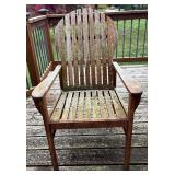 D - Kingsley-Bate Teak Outdoor Patio Set with 4 Chairs, Table and Umbrella