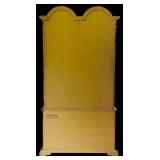 LR - Vintage Drexel Heritage Hand-Painted Display Hutch with Glass Shelves