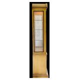 LR - Vintage Drexel Heritage Hand-Painted Display Hutch with Glass Shelves