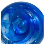 Pair of Kosta Boda Anna Ehrner Blue Moon Candle Holders