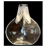 K - Vintage Lalique Osumi Crystal Vase
