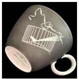 K - Vintage Johann Haviland "Papageno" Teapot / Coffee Pot and Cups Set