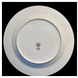 K - Vintage Noritake China Crestmont 30-Piece Dinnerware Set with Silver Trim