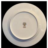 K - Vintage Noritake China Crestmont 30-Piece Dinnerware Set with Silver Trim