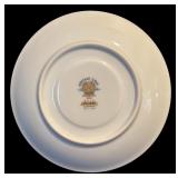 K - Vintage Noritake China Crestmont 30-Piece Dinnerware Set with Silver Trim