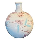 LR - Decorative Ceramic Vase by Pietrasanta and Hand Blown Glass Ornament