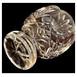 Collection of Vintage Crystal and Glass Dishes, Bowls, and Serving Pieces