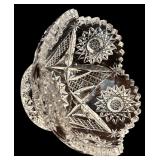 Collection of Vintage Crystal and Glass Dishes, Bowls, and Serving Pieces