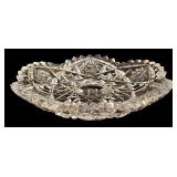 Collection of Vintage Crystal and Glass Dishes, Bowls, and Serving Pieces