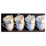 DR - Vintage Grace Concerto Fine China Dinnerware Set with Floral Embossed Pattern