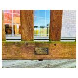 D - Smith & Hawken Wooden Outdoor Bench 47 Inch Vintage