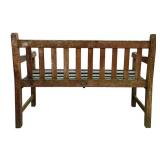 D - Smith & Hawken Wooden Outdoor Bench 47 Inch Vintage