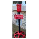 D - Par Aide Golf Ball Washer on Stand with Ferndale C.C. Plaque