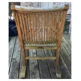 D - Smith & Hawken Wooden Outdoor Rocking Chair