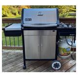 D - Weber Spirit Stainless Steel Gas Grill with Cover
