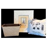 FR - Decor Set with Antique Reflections Eiffel Tower Wall Art, 