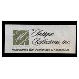 FR - Decor Set with Antique Reflections Eiffel Tower Wall Art, 